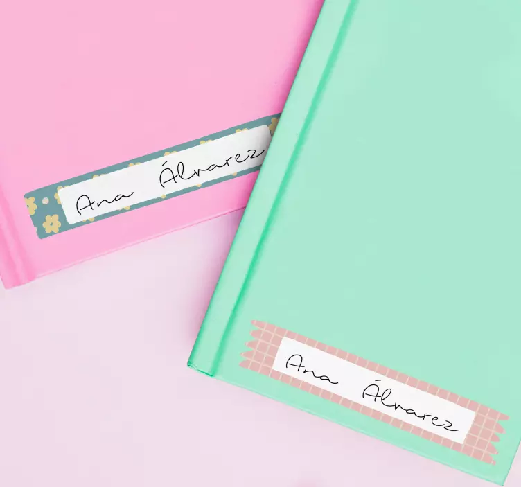 Gražios užrašų knygelių etiketės - „Tenstickers“