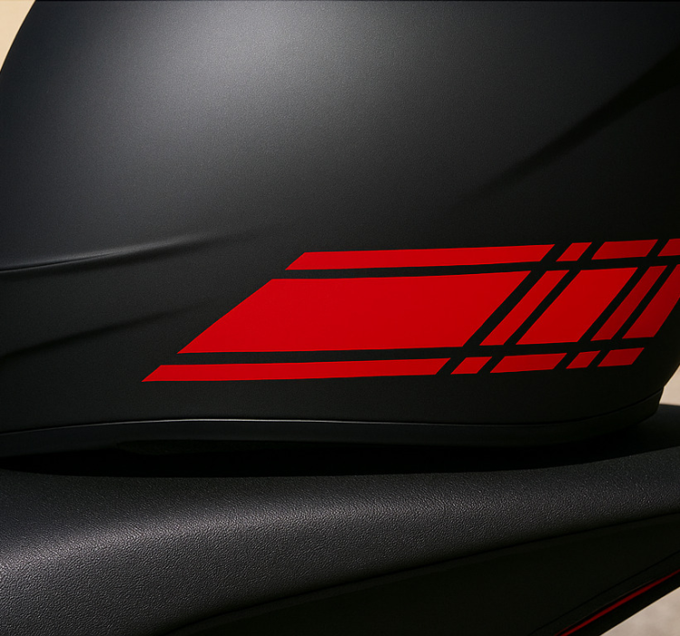 Greitas linijos dizainas motociklo lipdukas - „Tenstickers“