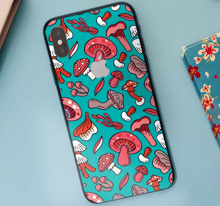 Grybų fantazija gyvūnų lipdukas - „Tenstickers“