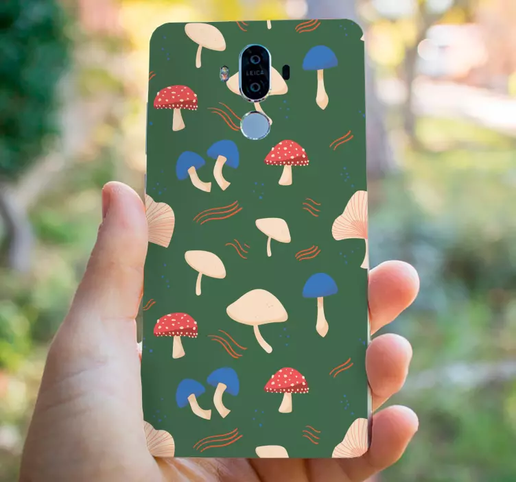 Grybų motyvai Huawei lipdukas - „Tenstickers“
