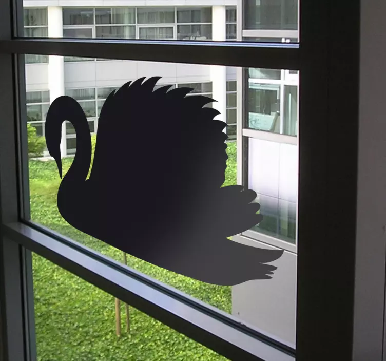 Gulbės silueto lipdukas - „Tenstickers“