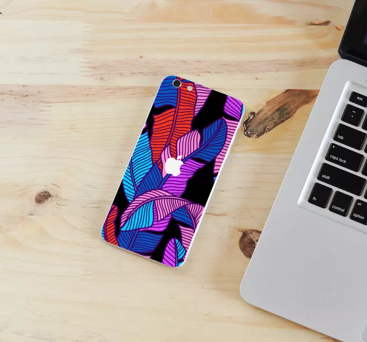 Gyvi lapų motyvai gyvūnų lipdukas - „Tenstickers“