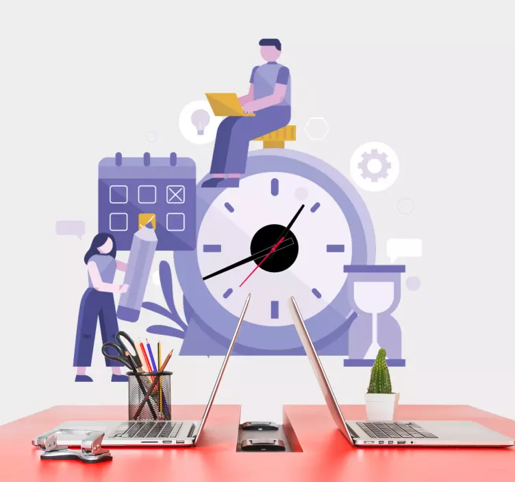 Gyvūnų lipdukas produktyvumo laiko valdymui - „Tenstickers“