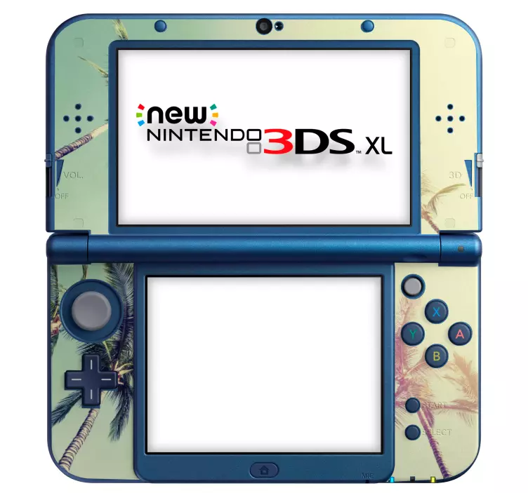 Gyvūnų lipdukas tropinių palmių lapams new nintendo 3ds xl - „Tenstickers“