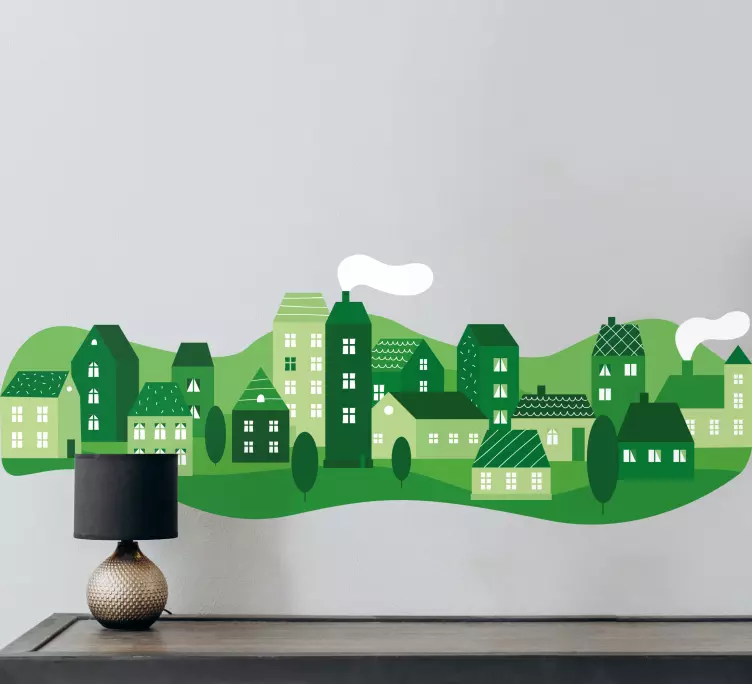 Gyvūnų lipdukas Žavingame Žaliame kaime - „Tenstickers“