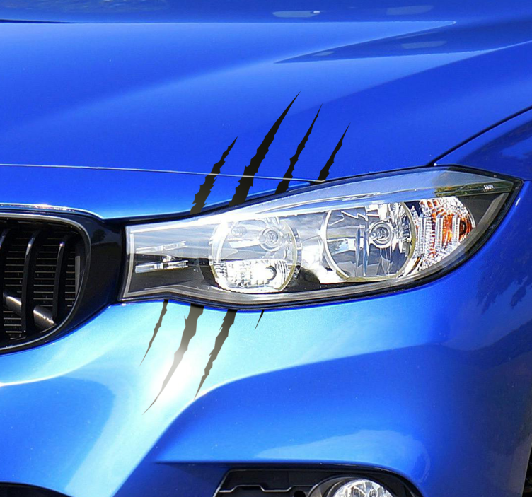 įbrėžimai priekiniams žibintams Lipdukai automobiliams - „Tenstickers“