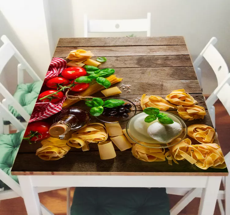 Pastos spausdinimo stalo ikea vinilo lipdukas - „Tenstickers“