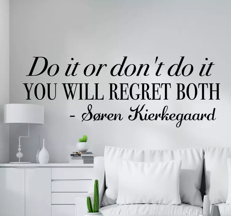 įkvepiantis gyvenimo pasirinkimas tekstiniai sienų lipdukas - „Tenstickers“