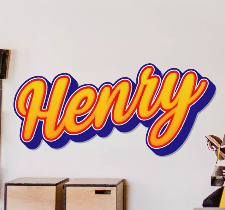 Individualizuotas vardo piešinys motyvacinis lipdukas - „Tenstickers“