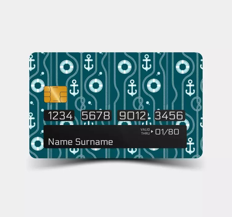 Inkarai ir apskritimai kredito kortelės lipdukas - „Tenstickers“
