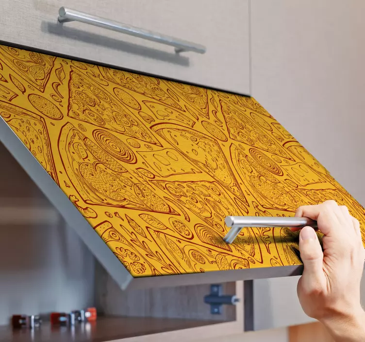 Italų maisto piešinių baldų lipdukas - „Tenstickers“