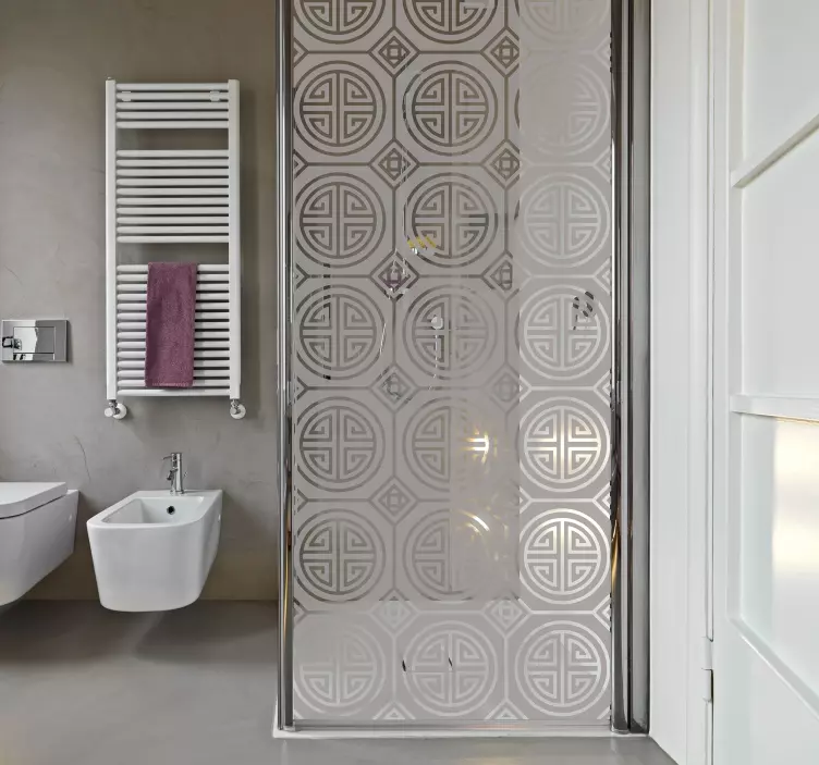 Japoniško minimalizmo (pertvaros) dušo lipdukas - „Tenstickers“