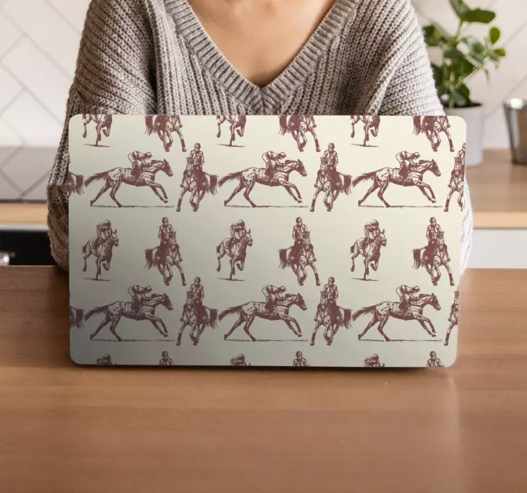 Jojimo figūros raštas Nešiojamojo kompiuterio lipdukas - „Tenstickers“