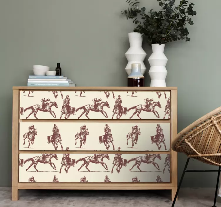 Jojimo rašto motyvas baldų lipdukas - „Tenstickers“