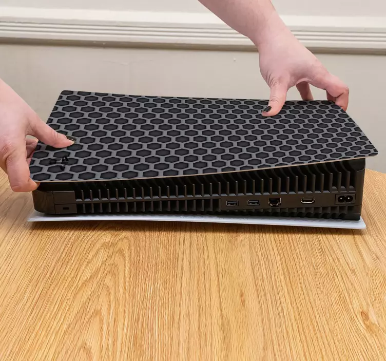 Juodas korio ps5 lipdukas - „Tenstickers“