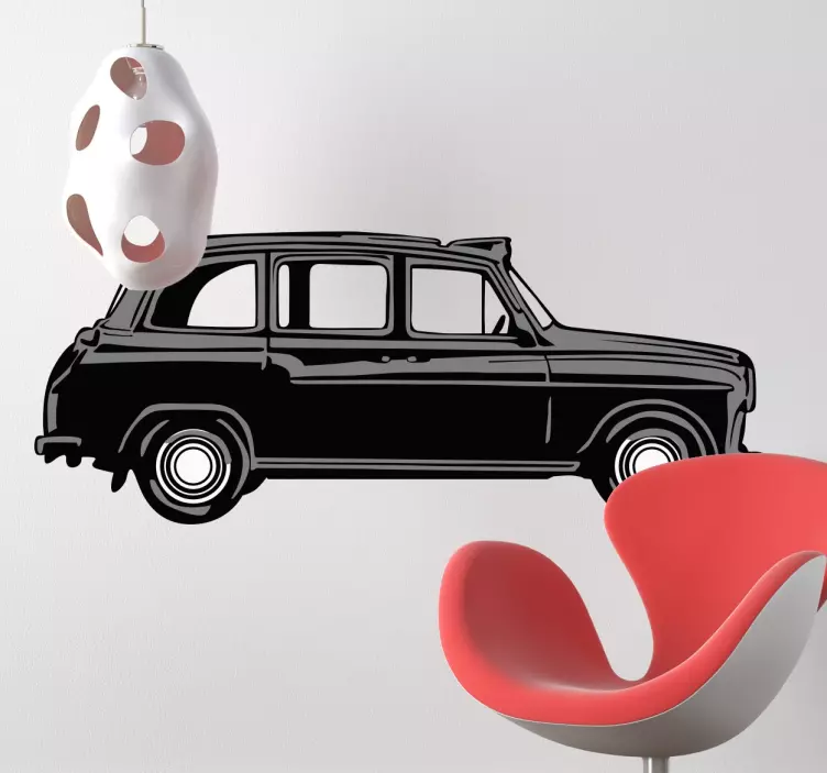 Juodos londono kabinos animuotasis paveiksliukas - „Tenstickers“