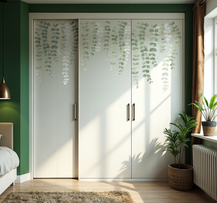 Kabantys augalai baldų lipdukas - „Tenstickers“