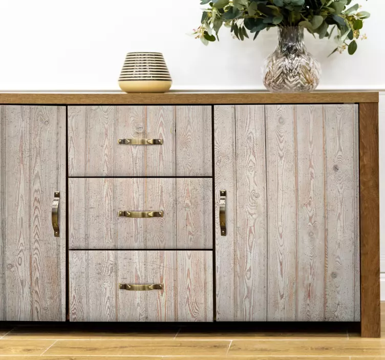 Kaimiška medienos lenta baldų lipdukas - „Tenstickers“