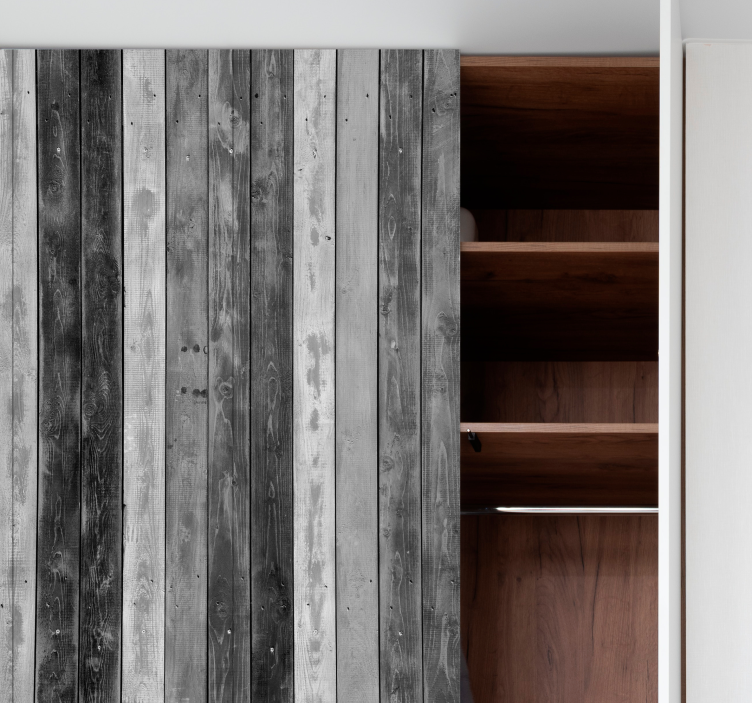 Kaimiškos medienos lentos baldų lipdukas - „Tenstickers“