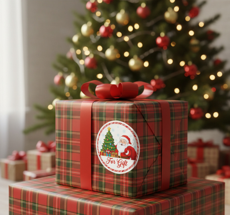 Kalėdinės sienų lipdukas dovanai - „Tenstickers“