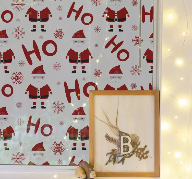 Kalėdinės sienų lipdukas su kalėdų senelio personažais - „Tenstickers“