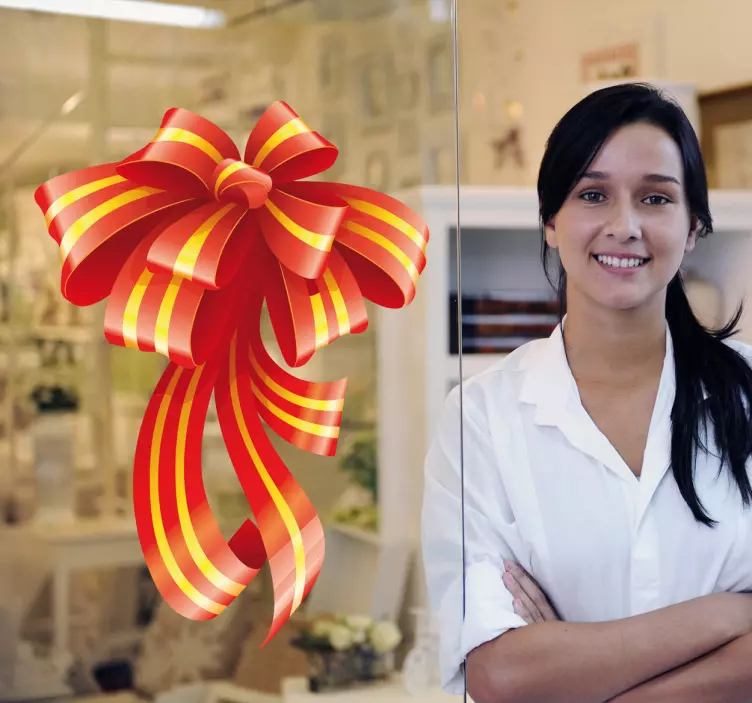 Kalėdinių kaspinų lipdukai - „Tenstickers“