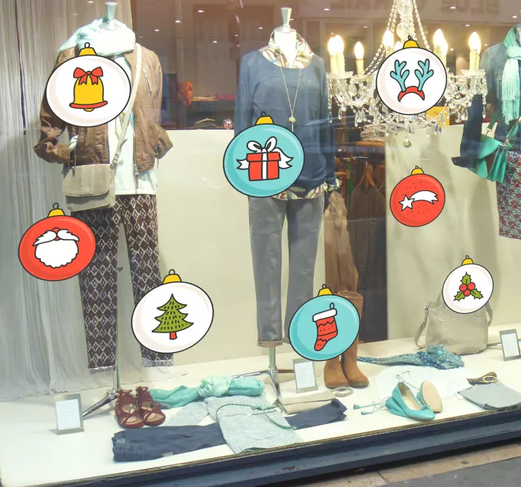 Kalėdų kolekcijos lipdukų rinkinys - „Tenstickers“