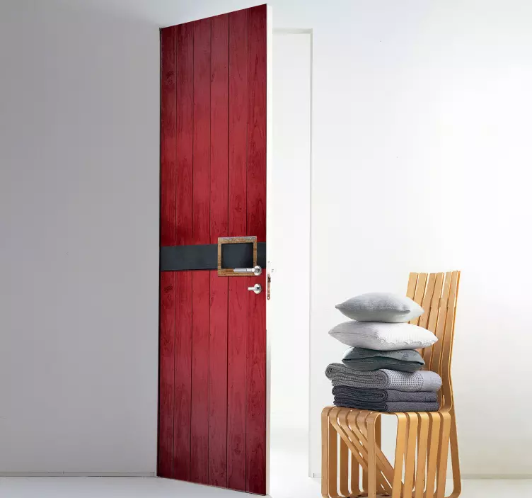 Kalėdų senelio durų kalėdinis lipdukas - „Tenstickers“