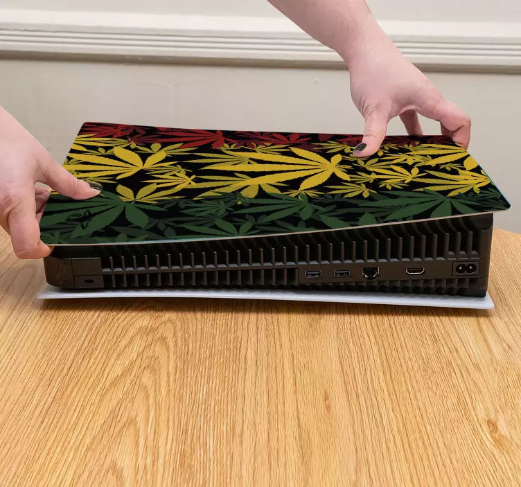 Kanapių rasta ps5 lipdukas - „Tenstickers“