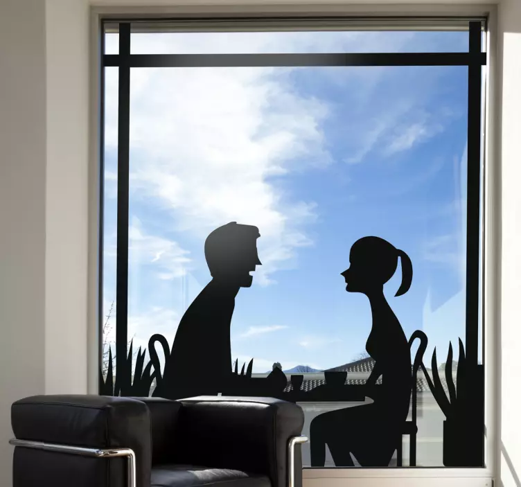 Kavinės datos lipdukas - „Tenstickers“