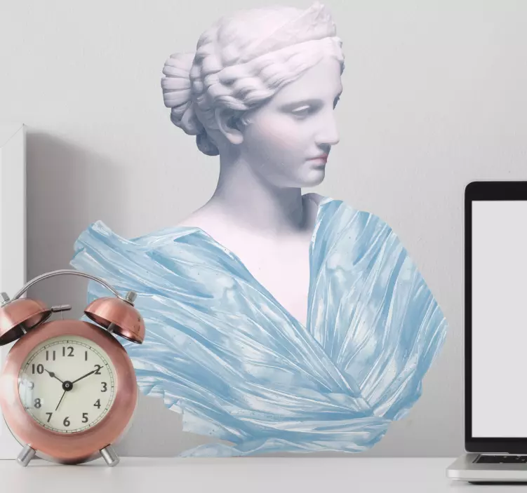 Klasikinis moteriškas biustas meno lipdukas - „Tenstickers“