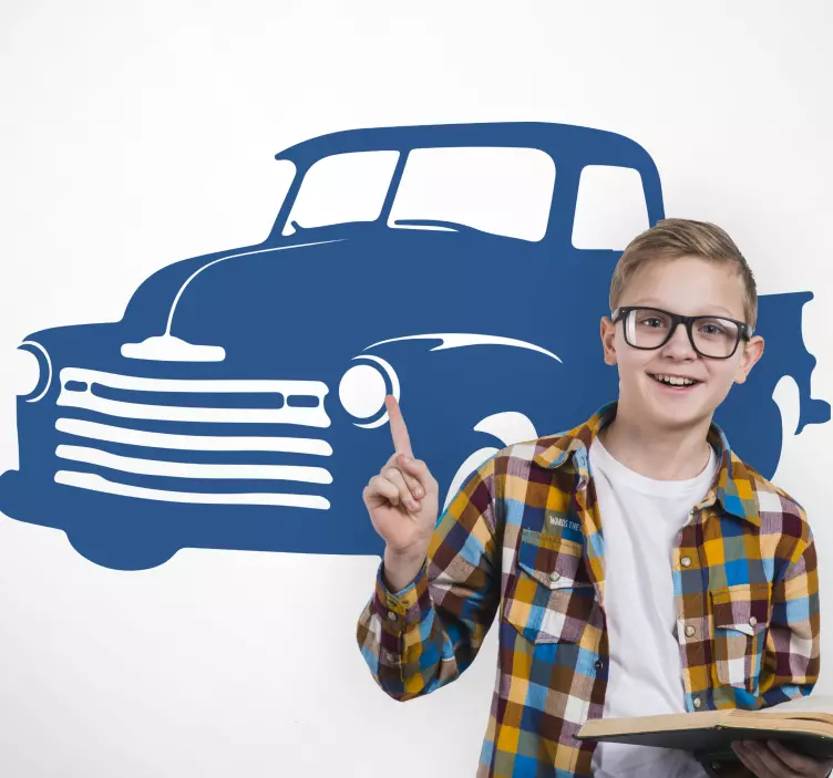 Klasikinis pikapas lipdukai automobiliams - „Tenstickers“