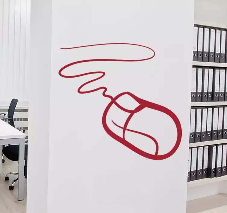 Kompiuterio pelės sienos lipdukas - „Tenstickers“