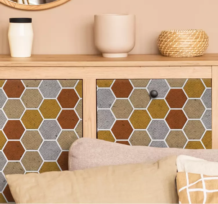 Korio tekstūros baldų lipdukas - „Tenstickers“