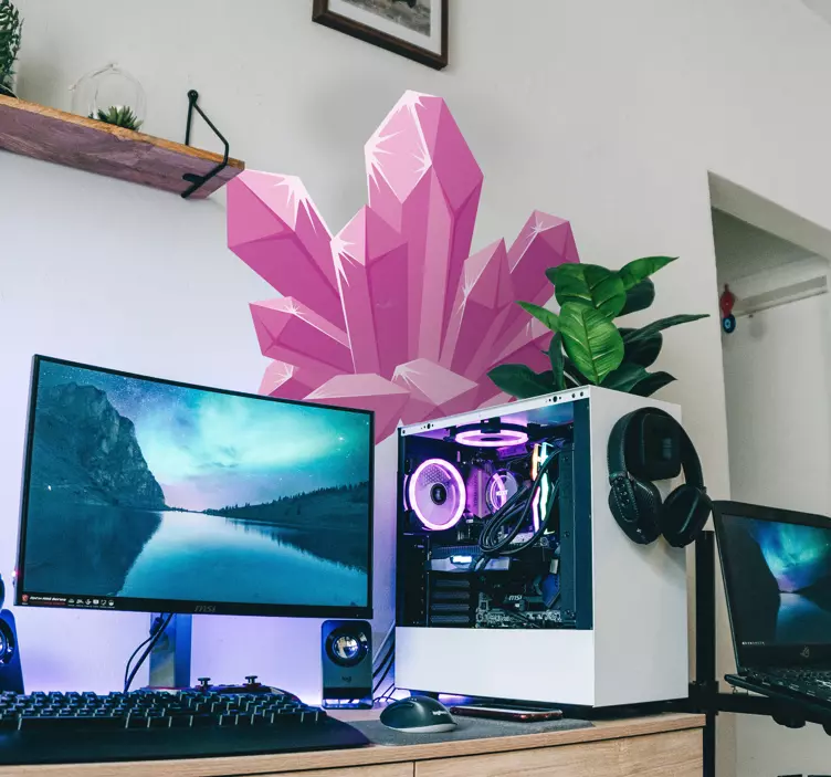 Krištolo kvarco paauglių sienų lipdukai - „Tenstickers“