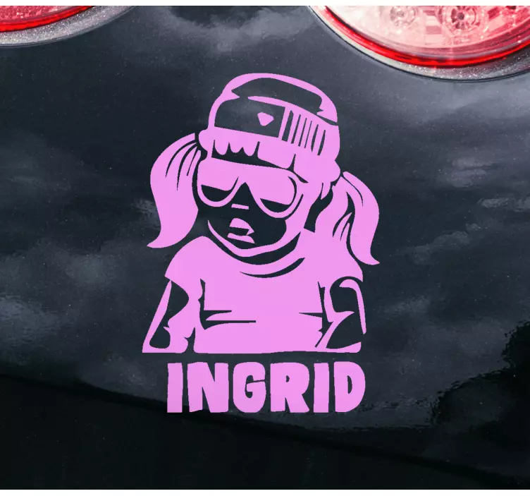 Kūdikio laive lipdukas Šauni mergaitė - „Tenstickers“