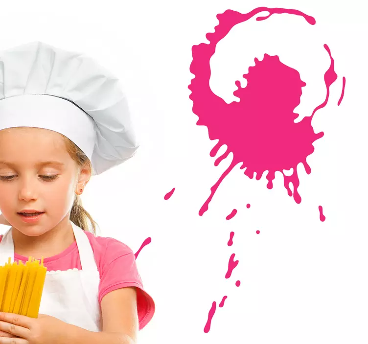 Kūrybingas purslų raštas dekoratyvinis lipdukas - „Tenstickers“