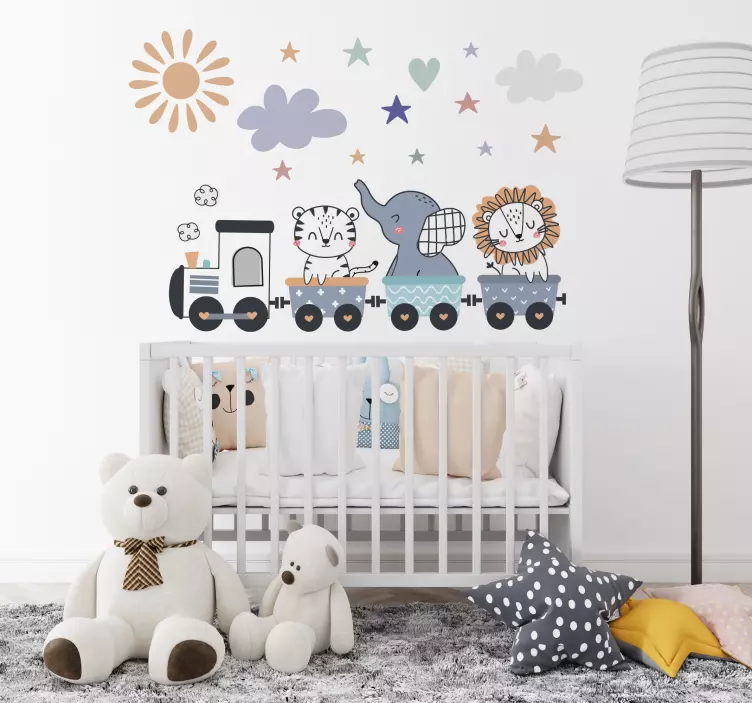 Laimingi gyvūnai treniruojasi su sienų lipdukais - „Tenstickers“