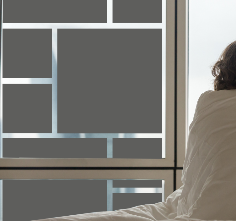 Lango lipdukas su vienkartine eskadrinių langų pakuote - „Tenstickers“