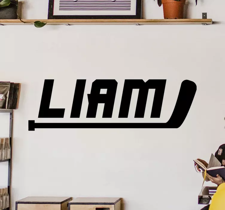 Ledo ritulio pavadinimo dizainas sporto lipdukas - „Tenstickers“