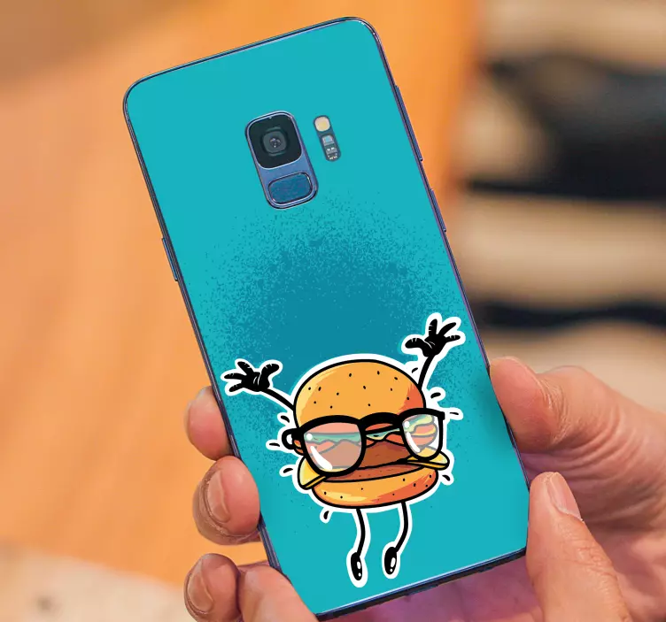 Linksmas mėsainis Samsung lipdukas - „Tenstickers“