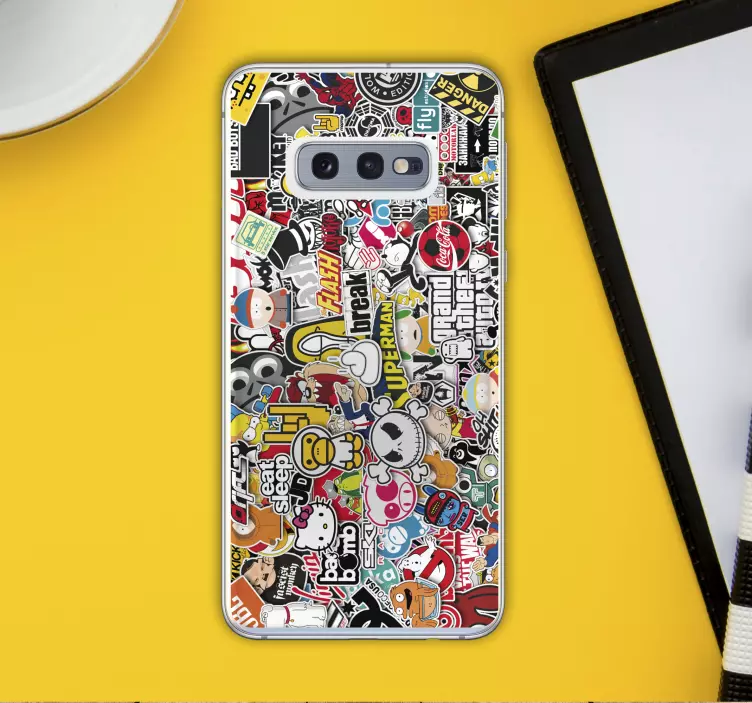 Lipduko bomba (samsung) stiklininkas - „Tenstickers“