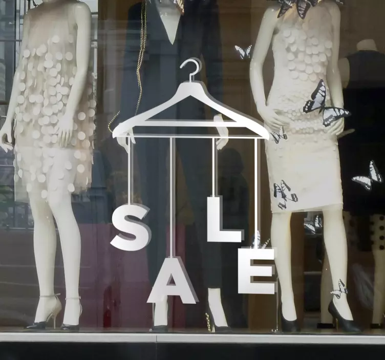 Lipdukų pakaba jk išpardavimo lipdukai - „Tenstickers“