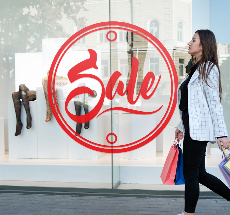 Lipdukų užrašai jk išpardavimo lipdukai - „Tenstickers“