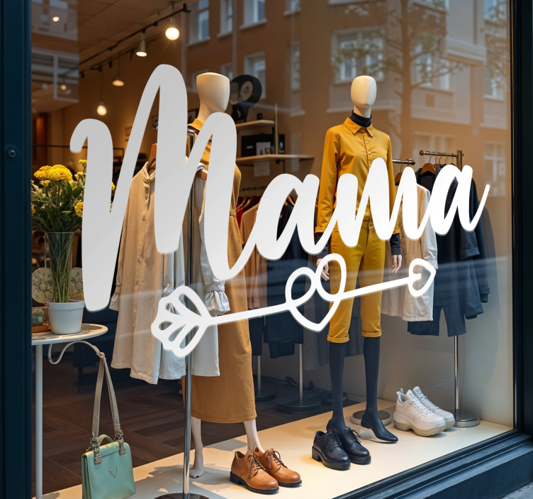 Mamos meile lipdukas vitrinoms - „Tenstickers“