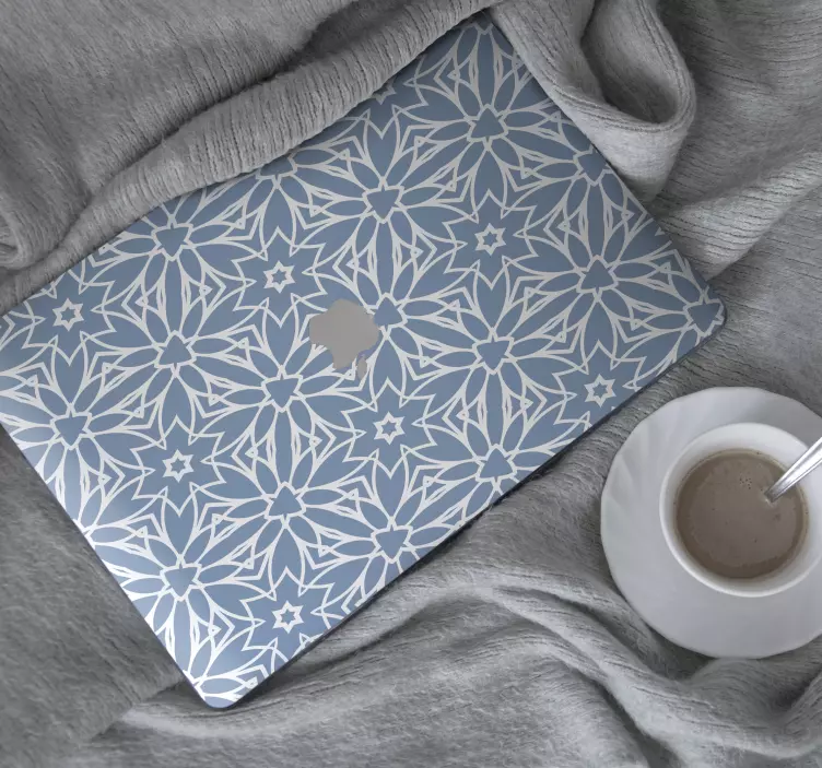 Mandala nešiojamojo kompiuterio vinilo lipdukai - „Tenstickers“