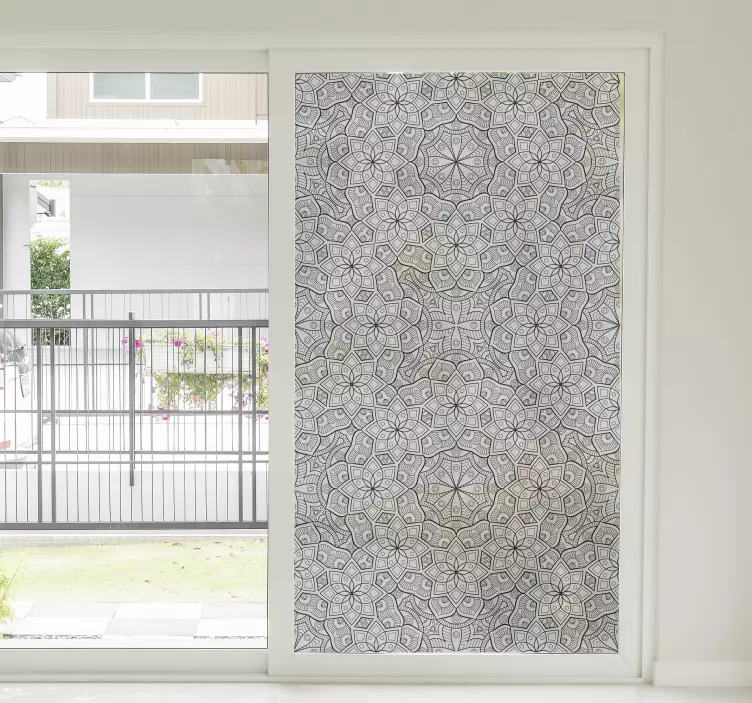 įamžinančio mandalos lango lipdukas - „Tenstickers“