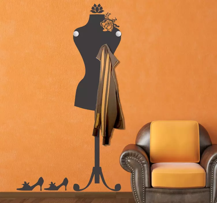 Manekeno palto lentynos animuotasis paveiksliukas - „Tenstickers“