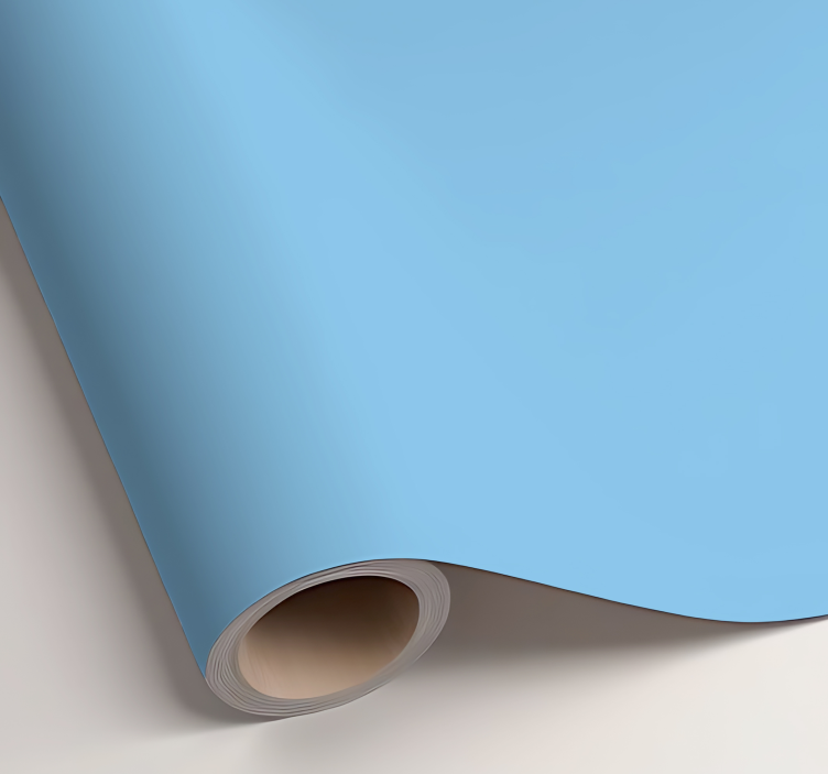 Matinė dangaus mėlyna vienspalvis lakštinis lipdukas - „Tenstickers“