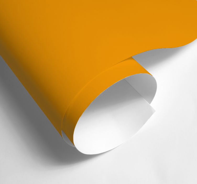 Matinė geltona vienspalvis lakštinis lipdukas - „Tenstickers“